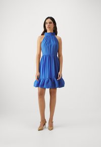 Malina FERN RUFFLED MINI - Robe de soirée - azure blue