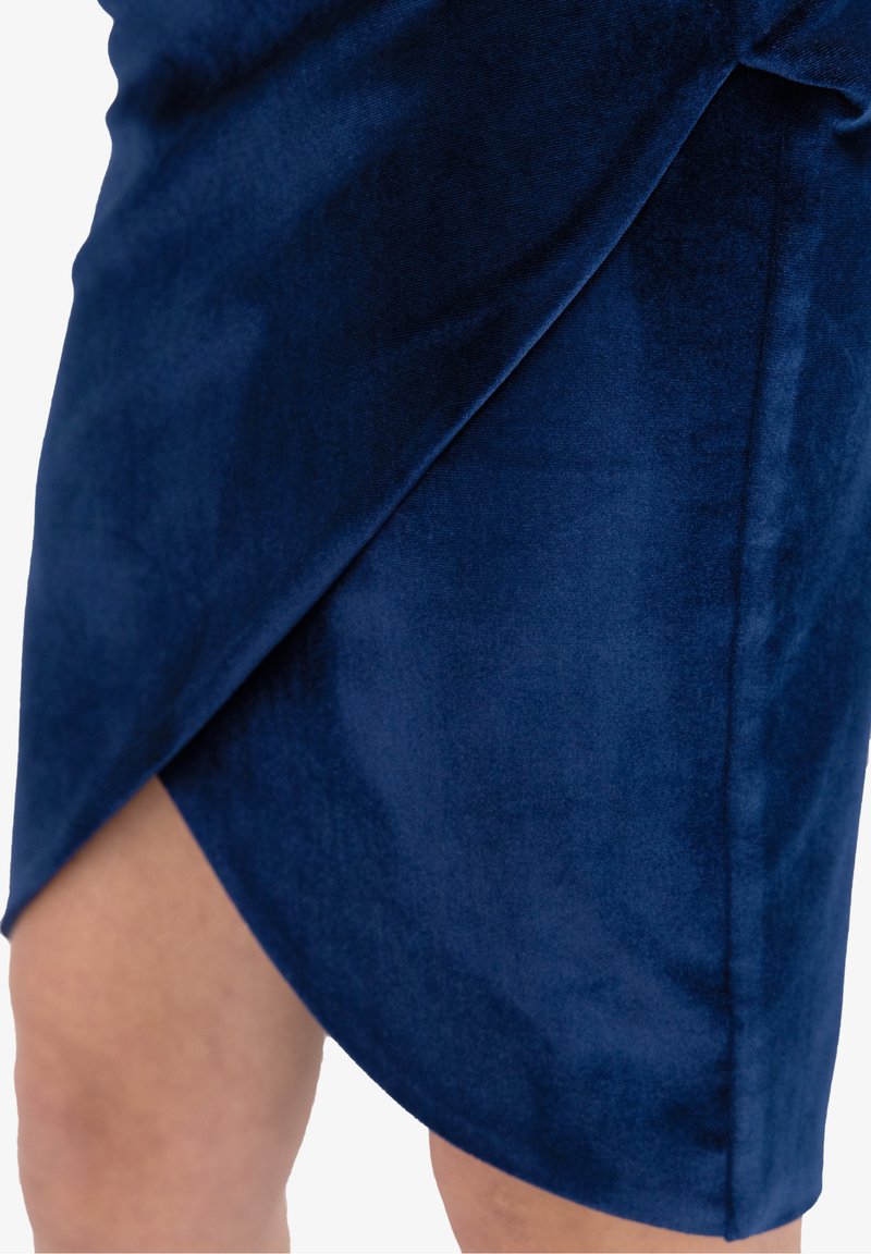 Damen Freizeitkleider | Prestije CARMENTRÄGERN Cocktailkleid/festliches Kleid dunkelblau - AM03928 Damen Freizeitkleider | Prestije CARMENTRÄGERN Cocktailkleid/festliches Kleid dunkelblau - AM03928