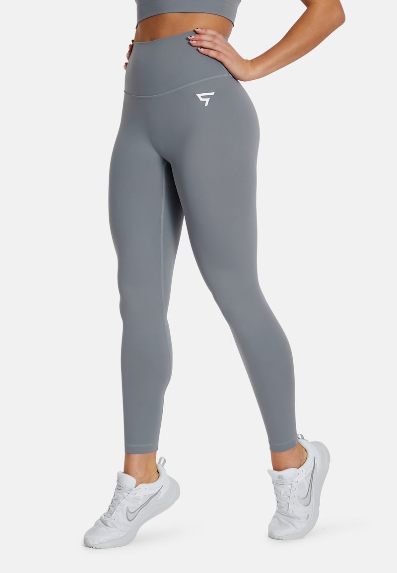 SQUATPROOF NIMBLE HIGH WAIST - Legíny - grey sage