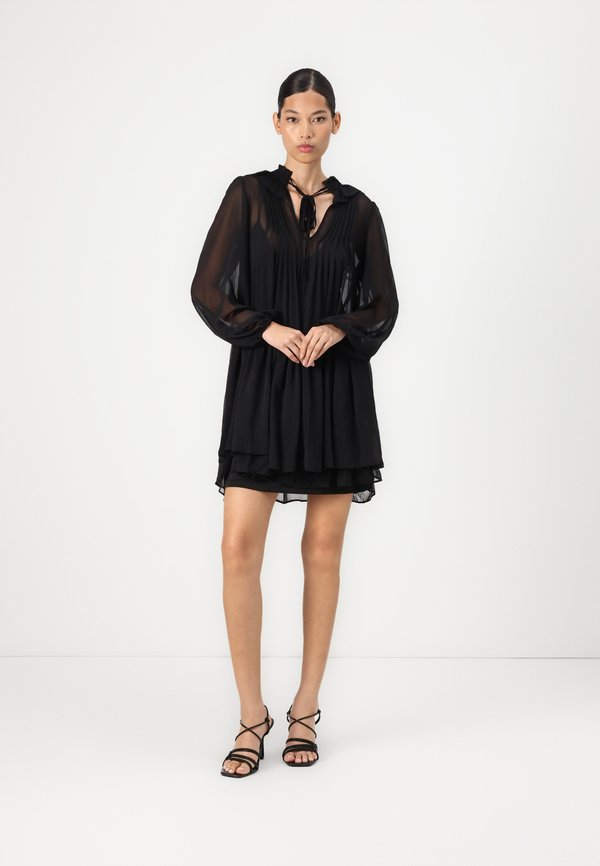 SMOCKED NECK BAND PULL  OVER DRESS - Day dress3