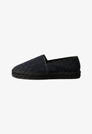 Calvin Klein, CALVIN KLEIN EMBLEM LOGO ESPADRILLES - Alpargatas - triple black