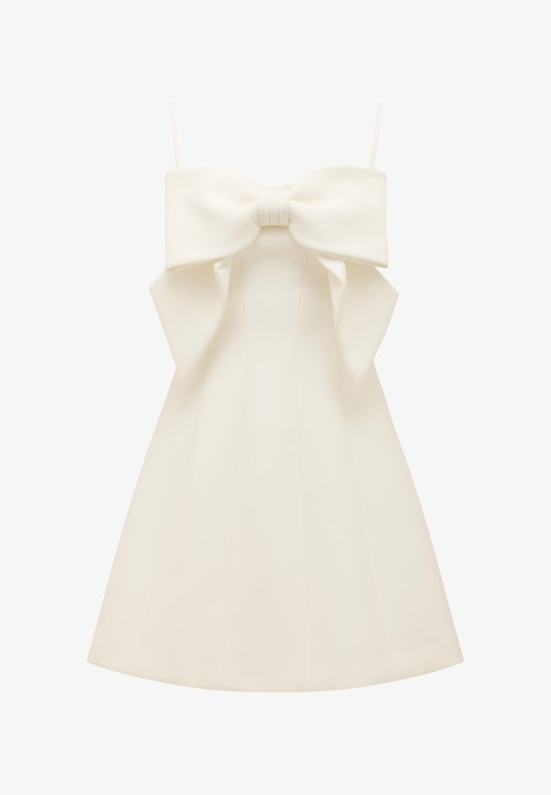 hayley bow front mini dress Hayley Petite Bow Front Mini