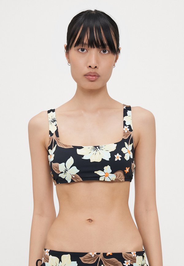 BEACH CLASSICS BRALETTE - Bikini top - anthracite