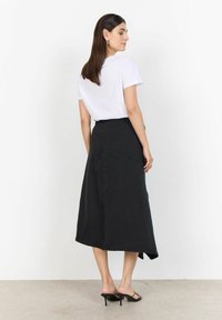 Soyaconcept KIMBERLY - Fustă în formă de A - dark grey denim
