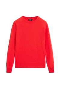 KNITTED CREW NECK SWEATER - Jumper - red