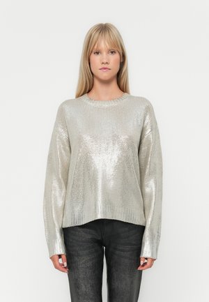 JXSILVIA CREW NECK - Maglione - silver coloured