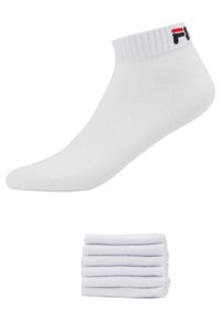 QUARTER SOCKS UNISEX 6 PACK - Ponožky - white