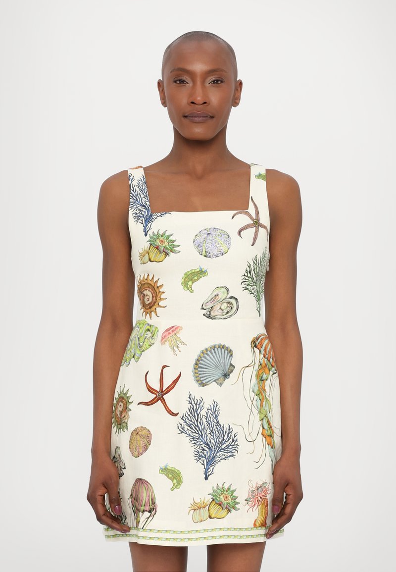 Alemais - SEA MINI DRESS - Jurk - cream, Vergroten