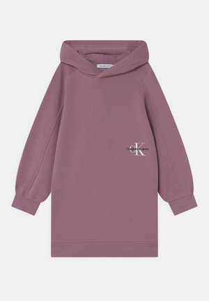 MONOGRAM OFF PLACED HOODIE - Day dress - dusky orchid