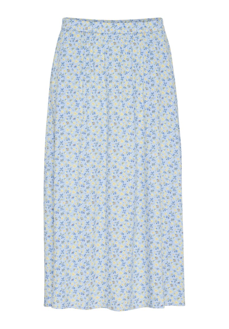 Cream CRTiah - A-lijn rok - blue yellow small floral/blauw - Zalando.nl