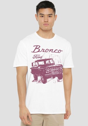 Ford, BRONCO WILD WEST - T-Shirt print - white