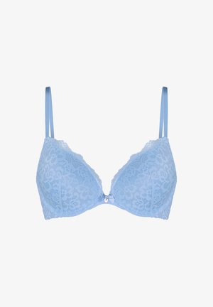Hunkemöller, HUNKEMÖLLER MARINE PADDED PUSH-UP UNDERWIRED BRA - Triangel BH - blue