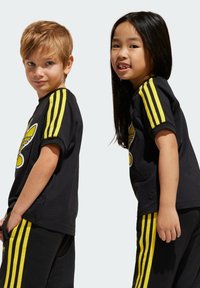 adidas Originals SMILEY WORLD KIDS - T-shirt med print - black