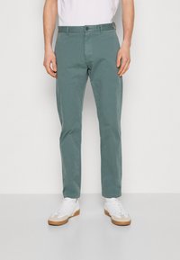 HUGO DAVID - Hlače chino - dark green