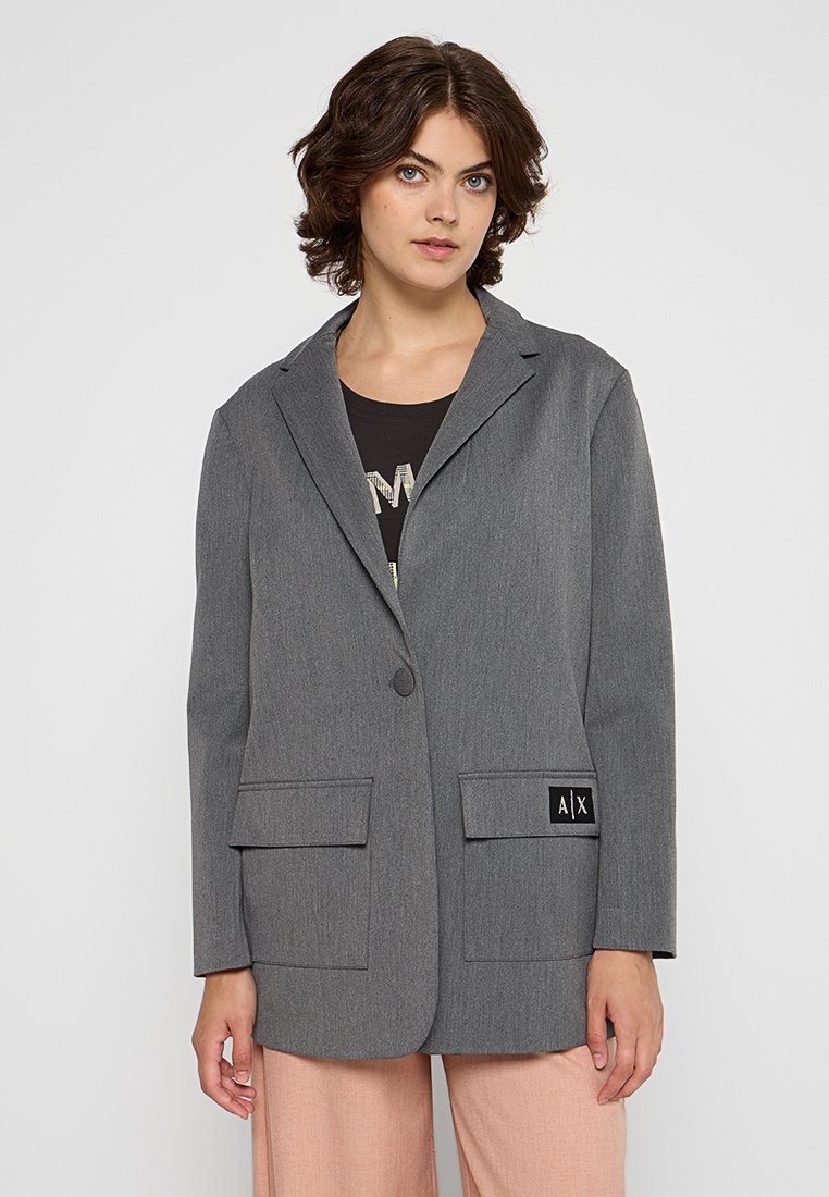 Armani Exchange Blazer donkergrijs