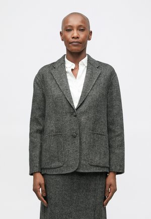 MALGOSIA HERR DOBLE SPLIT - Blézer - dark grey/mid grey