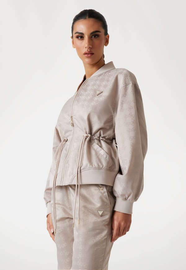 LOGO - Bomberjacke - beige