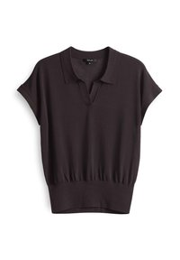 SLIM FIT - Polo shirt - midnight brown