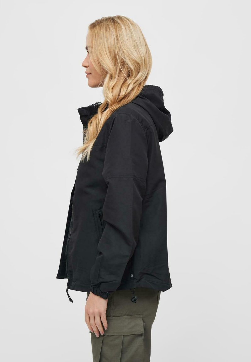 Damen Leichte Jacken | Brandit DAMEN FRONTZIP Windbreaker black/schwarz - KC46240 Damen Leichte Jacken | Brandit DAMEN FRONTZIP Windbreaker black/schwarz - KC46240