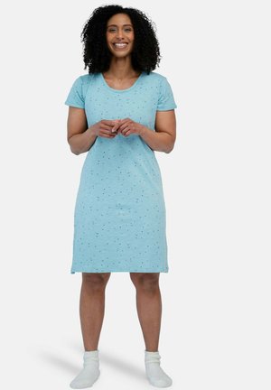 SLUB MIT DRUCK - Camicia da notte - lagoon