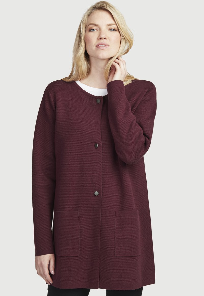 Cellbes of Sweden JASMINE  - Strickjacke - wine/red