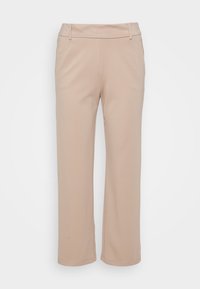 ONLPOPTRASH STRAIGHT - Trousers - beige