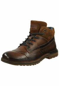 bugatti Schnürstiefelette - cognac