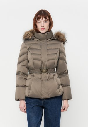 MARINA - Jachetă cu puf - walnut