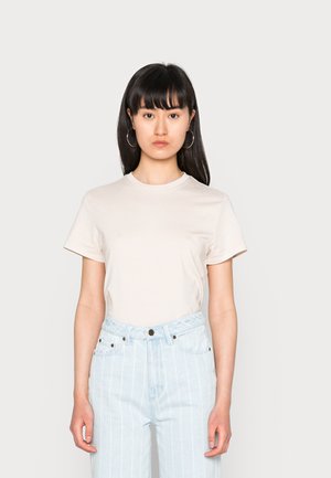 CLASSIC FIT TEE - Jednoduché tričko - chamomile seed