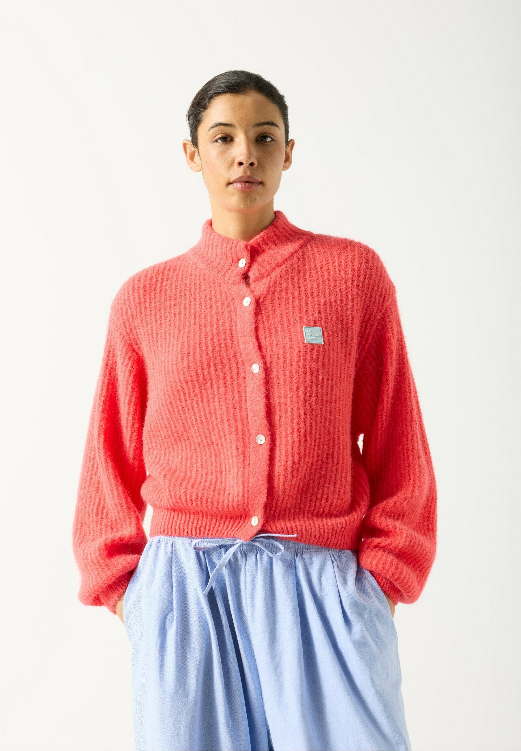 American Vintage Cardigan - sunrise fluo/red - Zalando.ie