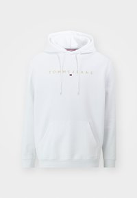 LINEAR HOOD UNISEX - Džemperis su gobtuvu - white