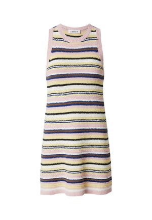 EDITED, EDITED STRICKKLEID ARZU - Gebreide jurk - rosa braun gelb