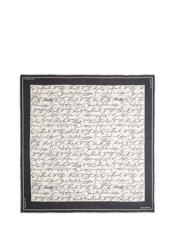 ESSENTIAL SCRIBBLE SCARF - Foulard4