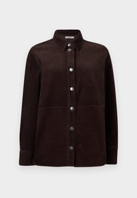 JDYSHIRAZ LONG SHIRT - Blusa - coffee bean