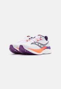 Saucony ENDORPHIN SPEED 4 - Chaussures de running sur route - white/vizi orange