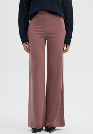 Terranova, PANTALONE LUNGO TINTA UNITA - Pantaloni - rosa cipria scuro