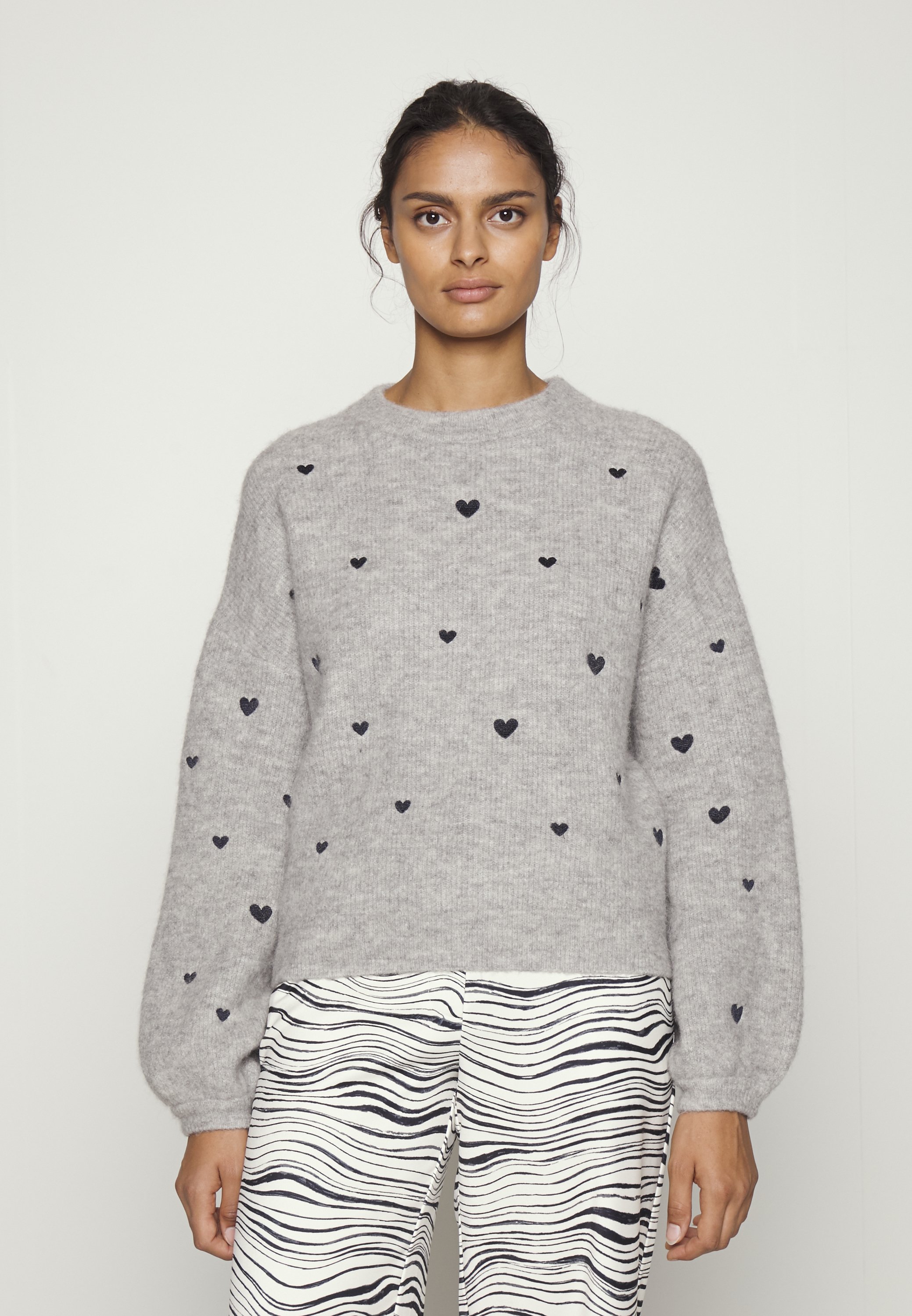 Fabienne Chapot LIDIA - Jumper - misty mountains/mottled light grey -  Zalando.de