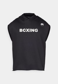 BOXING SLEEVELESS HOODIES - Džemperis ar kapuci - black/white