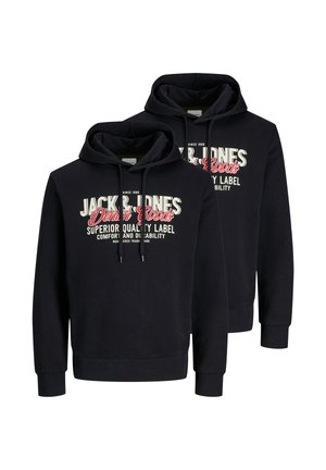 2 PACK - Kapuzenpullover - schwarz