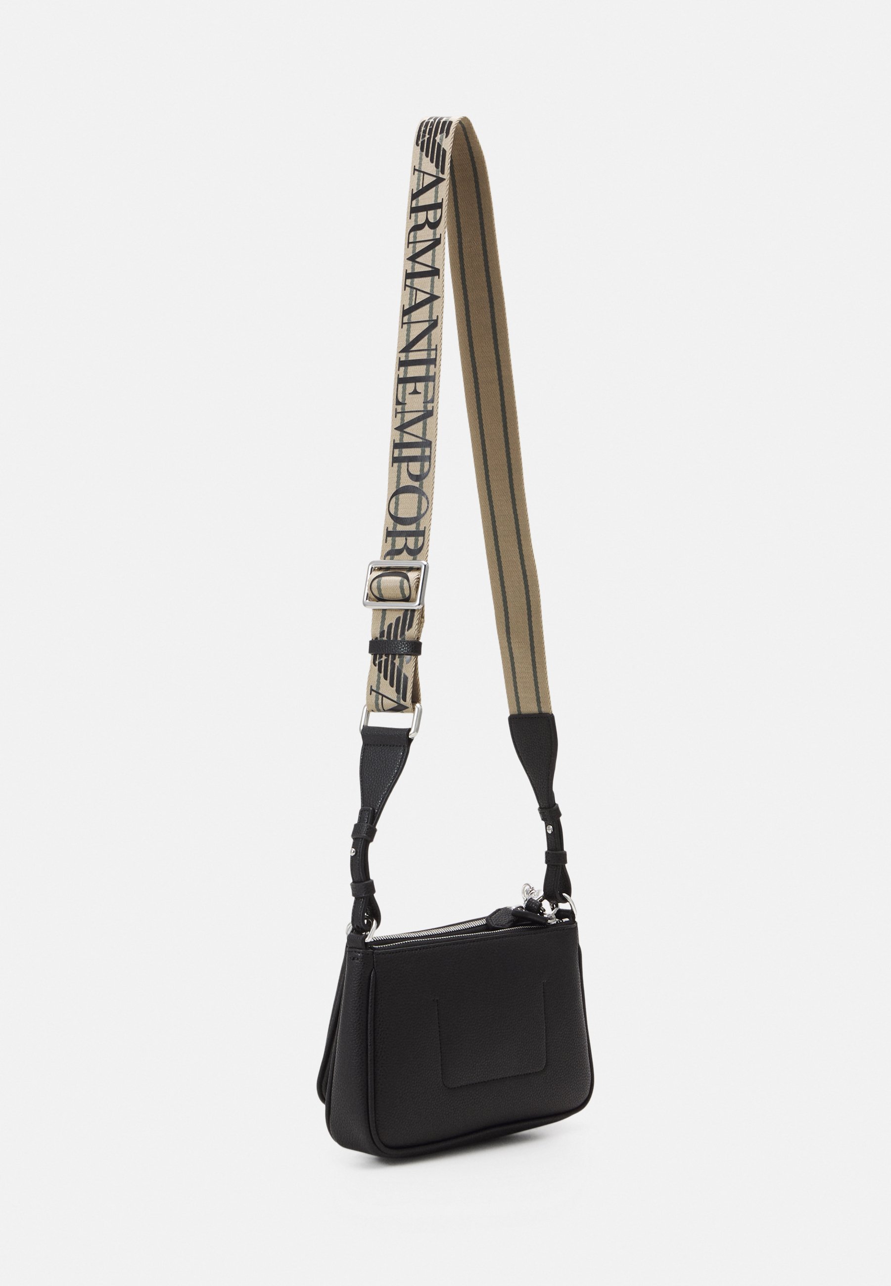 Emporio Armani DEA CERVO SET - Cross body bag - nero/cipria/black