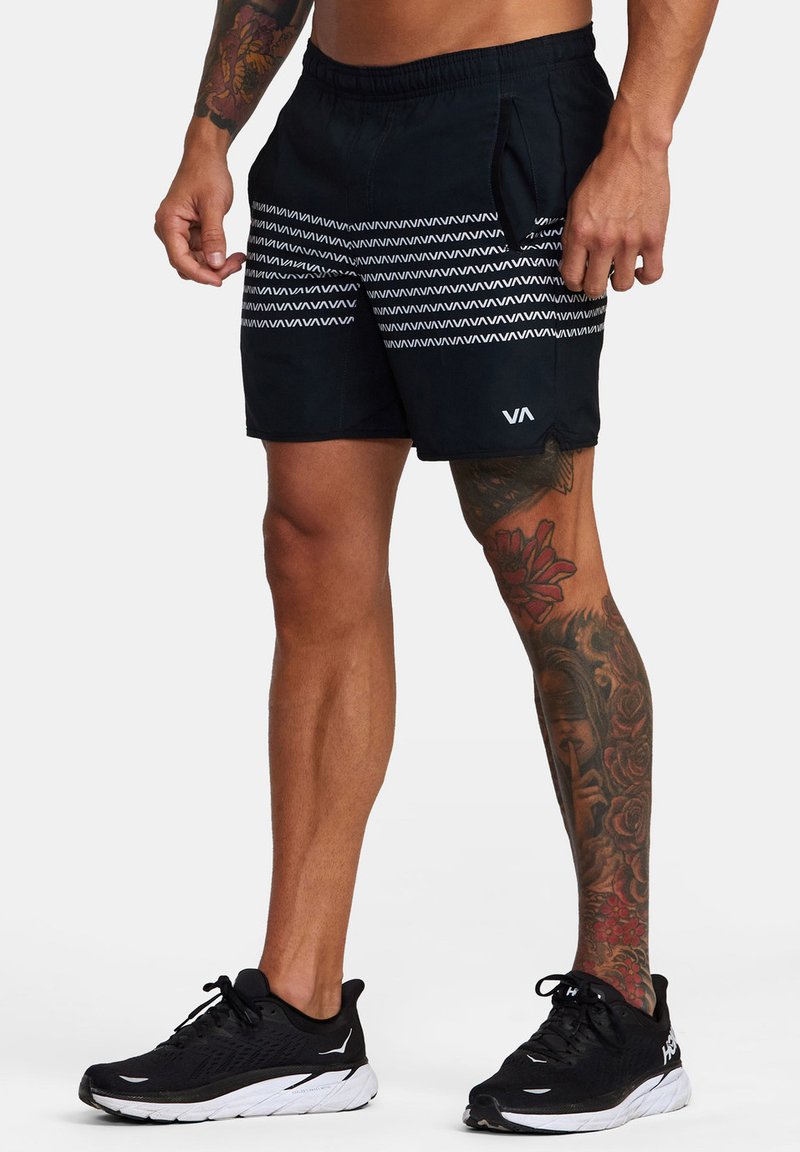 Pantaloncini Sportivi Uomo RVCA Yogger Stretch | Traspiranti Con Tasca Posteriore Zip