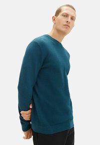 TOM TAILOR Strickpullover - dunkelgrün