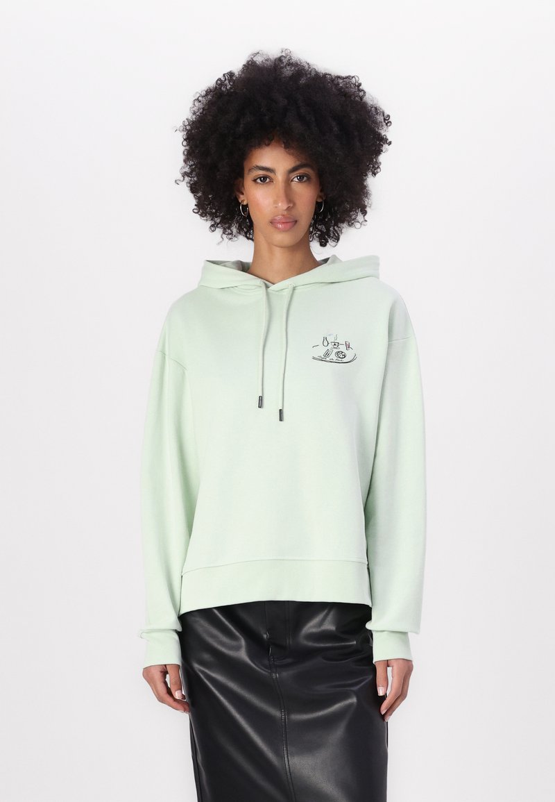 KARL LAGERFELD x JORGE PARRA OVERSIZED - Φούτερ με κουκούλα - spray