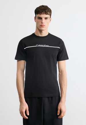 SPLIT LINE LOGO GRAPHICS - Μπλουζάκι με στάμπα - black