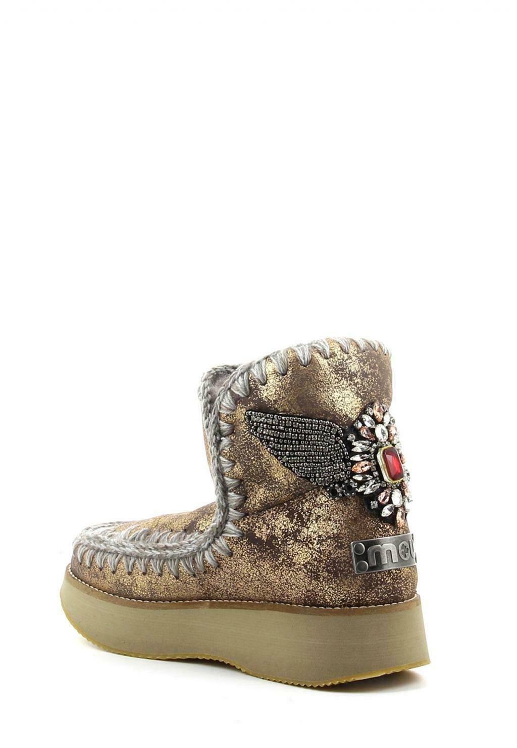 Mou RUNNING EAGLE - Botas para la nieve - thinck/dorado - Zalando.es
