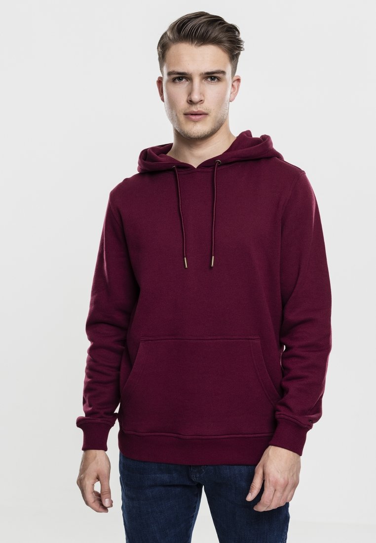 Urban Classics BASIC - Kapuzenpullover - port/dunkelrot - Zalando.ch