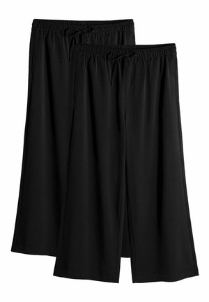 REGULAR FIT - 2 PACK - Verryttelyhousut - black