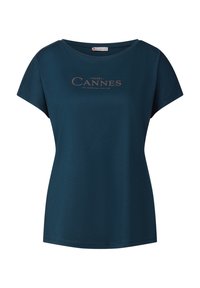 Street One MIT FOLIEN-WORDING - Print T-shirt - türkis