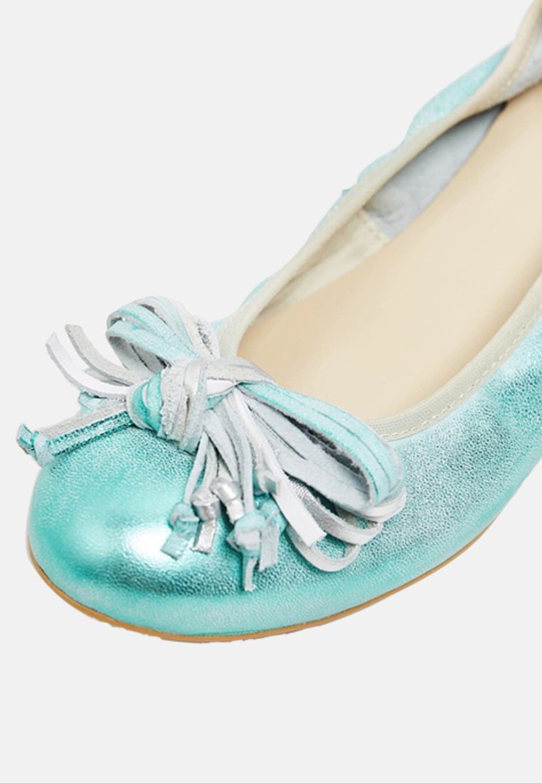 Ballerinaskor turquoise metallic Ballerinaskor turquoise metallic
