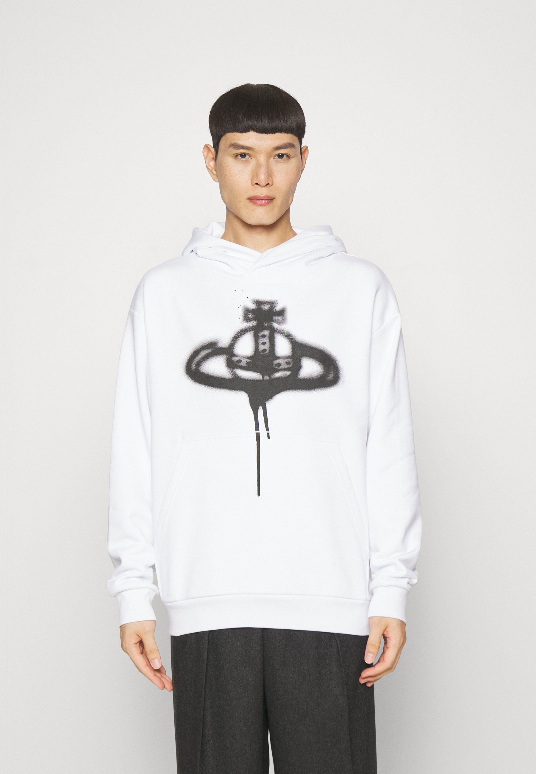 Vivienne Westwood SPRAY UNISEX - Hoodie - white - Zalando.de